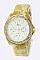 Trendy Crystal Dials Chrono Watch LA 05-1421
