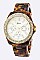Trendy Crystal Dials Chrono Watch LA 05-1421