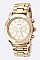 Trendy Crystal Dials Chrono Watch LA-2148