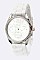 Fashionable Roman Number Dials Chrono Watch LA 05-2008