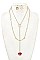 STYLISH HEART PENDANT NECKLACE SET