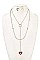 STYLISH HEART PENDANT NECKLACE SET