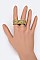 Posh Crystal Double Finger Stretch Ring LAVRO02572