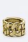 Posh H-Link Chain Fashion Ring LAHR2254