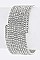 Posh Wrapped Around Crystals Bangle LABRR039010Z