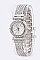 Chic Chain Strap Texture Bezel Fashion Watch LA-3618