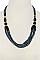 STYLISH BEADED MULTI STRAND FASHION NECKLACE JY-N6113