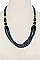 STYLISH BEADED MULTI STRAND FASHION NECKLACE JY-N6113