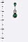 BRIDAL RHINESTONE TEARDROP EARRINGS
