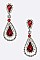 COLORED RHINESTONE TEARDROP EARRINGS