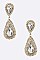 EVENING RHINESTONE TEARDROP EARRINGS