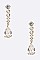 TINY CZ TEARDROP EARRINGS