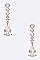 TINY CZ TEARDROP EARRINGS