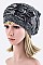 Posh Bow in Bead & Sequins Beanie LA-EMH-MF072