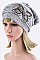 Chic Beaded Bow Beanie LA-EMH8591-MF143