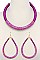 STYLISH GLITTER ACCENT METALLIC THREAD FASHION NECKLACE SET JYJSN2222