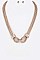 Crystal Accent Fashion Necklace Set