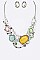 BEJEWELED CRYSTAL STATEMENT NECKLACE SET