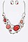 BEJEWELED CRYSTAL STATEMENT NECKLACE SET