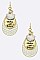 TEARDROP SHELL EARRINGS