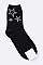 Posh Crystal Star Fashion Socks LA-ESA7072