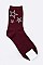 Posh Crystal Star Fashion Socks LA-ESA7072