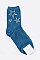 Posh Crystal Star Fashion Socks LA-ESA7072