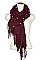 PEARL ACCENT MIX STONE OBLONG SCARF