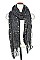 PEARL ACCENT MIX STONE OBLONG SCARF