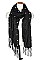 PEARL ACCENT MIX STONE OBLONG SCARF