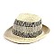 TWO TONE FEDORA HAT