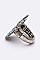 Exquisite Squash Blossom Iconic Stretch Ring LAAR1025