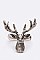 3D Deer Head Iconic Stretch Ring LASR0110