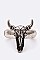 Iconic Cow Skull Stretch Ring LASR0014