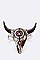 Steer Head Tribal Print Iconic Stretch Ring LASR0056