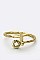 Stylish Crystal Tip Twig Ring LASR0048