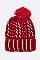 Pack of 12 Pave Stone Winter Beanie Set