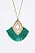 STYLISH TASSEL PENDANT NECKLACE