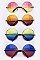 2 Tone Gradient Round Sunglasses