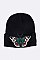 Chic Butterfly Embroidered Patch Beanie LA-MKH3503P
