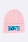 Trendy LOVE Planet Iconic Beanie LA-MKH3502V
