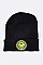 Trendy Smiley Face Iconic Beanie LA-MKH3511Z