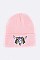 Trendy Steer Head Iconic Patch Beanie LA-MKH3510Y