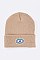 Trendy Evil Eye Patch Iconic Beanie LA-MKH3506S