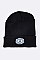 Trendy Evil Eye Patch Iconic Beanie LA-MKH3506S