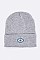 Trendy Evil Eye Patch Iconic Beanie LA-MKH3506S
