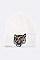 Trendy Iconic Tiger Patch Beanie LA-MKH3509Y