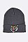 Trendy Iconic Tiger Patch Beanie LA-MKH3509Y