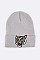 Trendy Iconic Tiger Patch Beanie LA-MKH3509Y