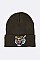 Trendy Iconic Tiger Patch Beanie LA-MKH3509Y